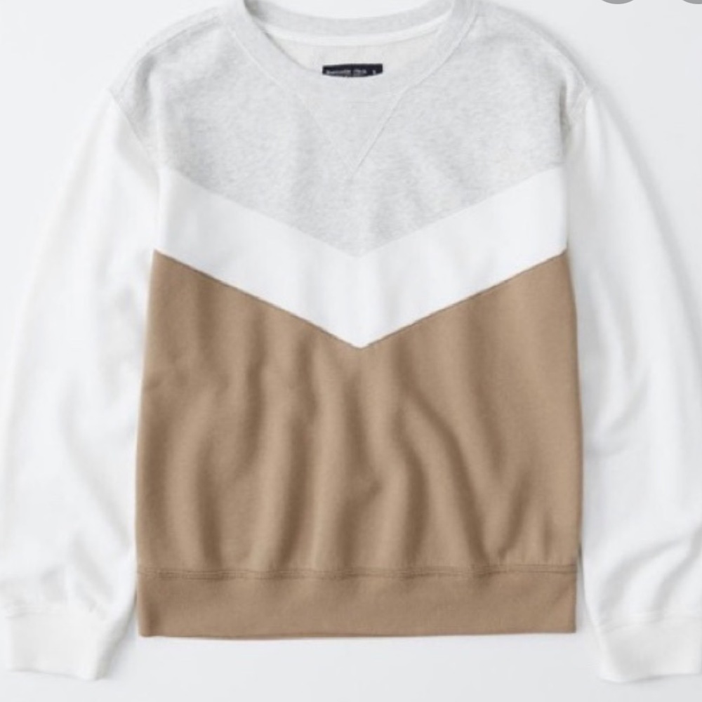 Abercrombie & Fitch Color Block Sweatshirt